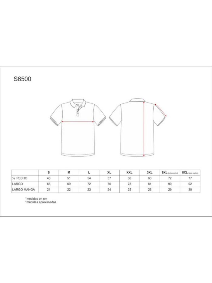 WorkTeam Polo Manga Corta en tejido piqué, sin Bolsillo, tejido fresco y poroso para adecuada ventilación. Hombre - Imagen 14