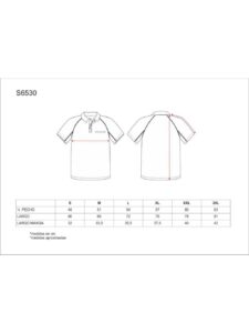 WorkTeam Polo combinado de manga corta en tejido técnico, bolso de pecho, deportivo, ligero, transpirable y de secado rápido.  Hombre