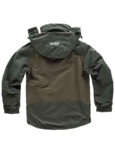 WorkTeam Chaqueta Caza, Pesca y Tiempo Libre Impermeable combinada, con 2 Bolsillo Laterales, con Capucha. Costuras Termoselladas. Unisex - Imagen 2