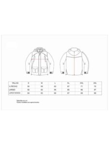 Work Team Parka Caza y Pesca combinada Acolchada, Impermeable y Costuras Termoselladas, con Capucha, con 2 Bolsos Laterales y 2 Bolsos en Pecho, Cazadora. - Imagen 3