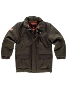 Work Team Parka Caza y Pesca combinada Acolchada, Impermeable y Costuras Termoselladas, con Capucha, con 2 Bolsos Laterales y 2 Bolsos en Pecho, Cazadora. - Imagen 2