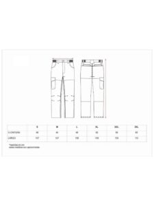 WorkTeam Pantalon Impermeable Caza Pesca Aire Libre etc. Costuras Termoselladas, con 2 Bolsos Laterales, 2 Traseros y 1 Bolso en Pernera. Hombre - Imagen 2