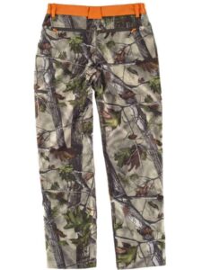 WorkTeam Pantalón Caza y Pesca workshell Estampado con Motivos Vegetales, con Cinturilla a Contraste. Dos Bolsos de Abertura Inclinada en los costado - Imagen 2