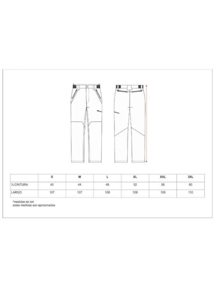 WorkTeam Pantalón Caza y Pesca workshell Combinado con Motivos Vegetales. Dos Bolsos de Abertura Inclinada en los costados y un Bolso Lateral, Todos Hombre - Imagen 5
