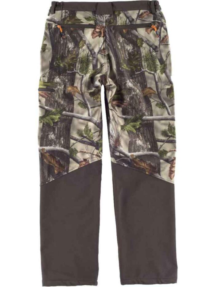 WorkTeam Pantalón Caza y Pesca workshell Combinado con Motivos Vegetales. Dos Bolsos de Abertura Inclinada en los costados y un Bolso Lateral, Todos Hombre - Imagen 4