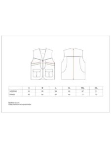 WorkTeam Chaleco Impermeable tipo Safari tejido Oxford, combinado con Ripstop anti espinos, Caza Pesca etc. - Imagen 3