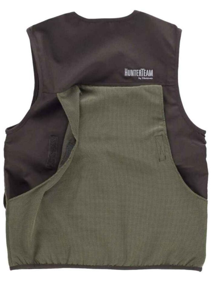 WorkTeam Chaleco Impermeable tipo Safari tejido Oxford, combinado con Ripstop anti espinos, Caza Pesca etc. - Imagen 2