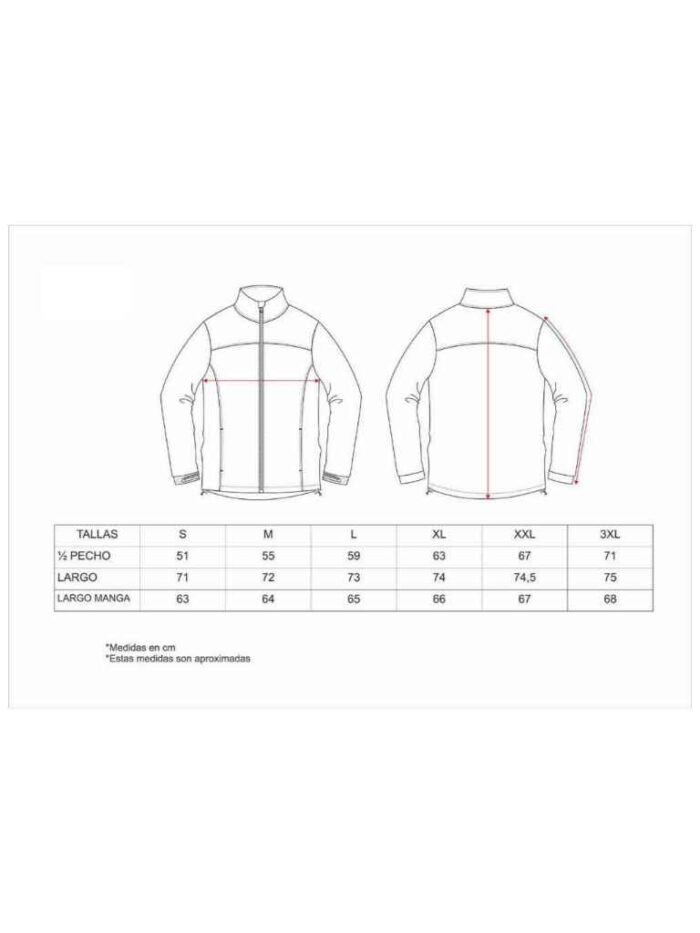 WorkTeam Cazadora Caza, Pesca, Tiempo Libre. Softshell con Dos Bolsillos Laterales, combinada. Unisex - Imagen 3