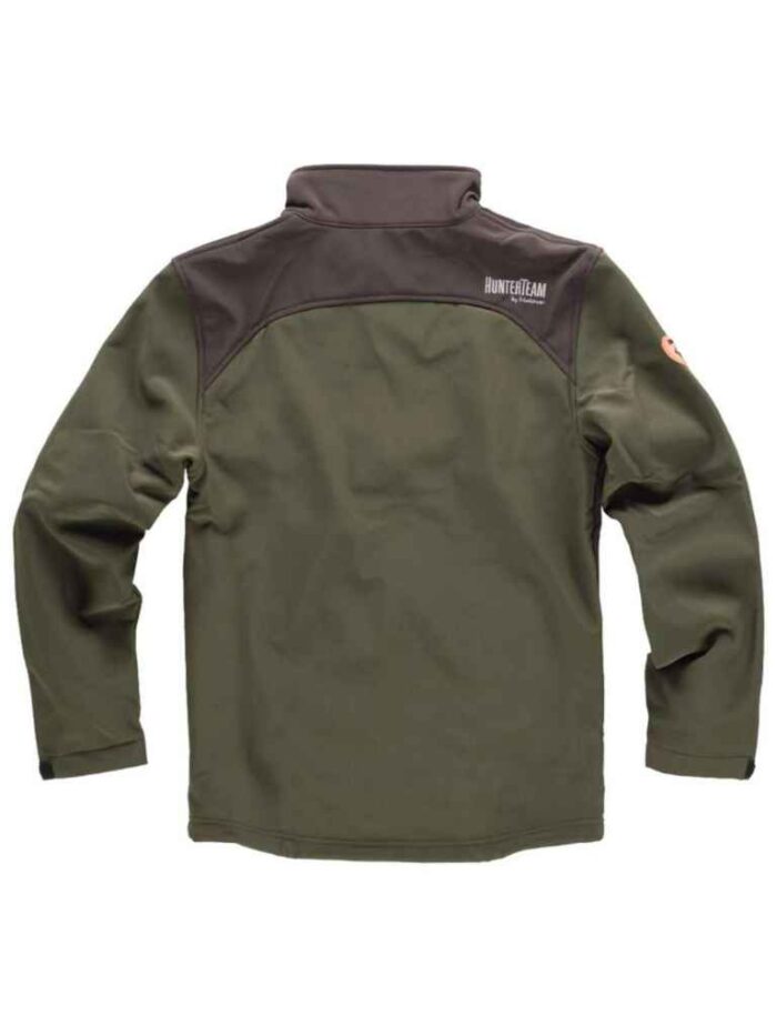 WorkTeam Cazadora Caza, Pesca, Tiempo Libre. Softshell con Dos Bolsillos Laterales, combinada. Unisex - Imagen 2