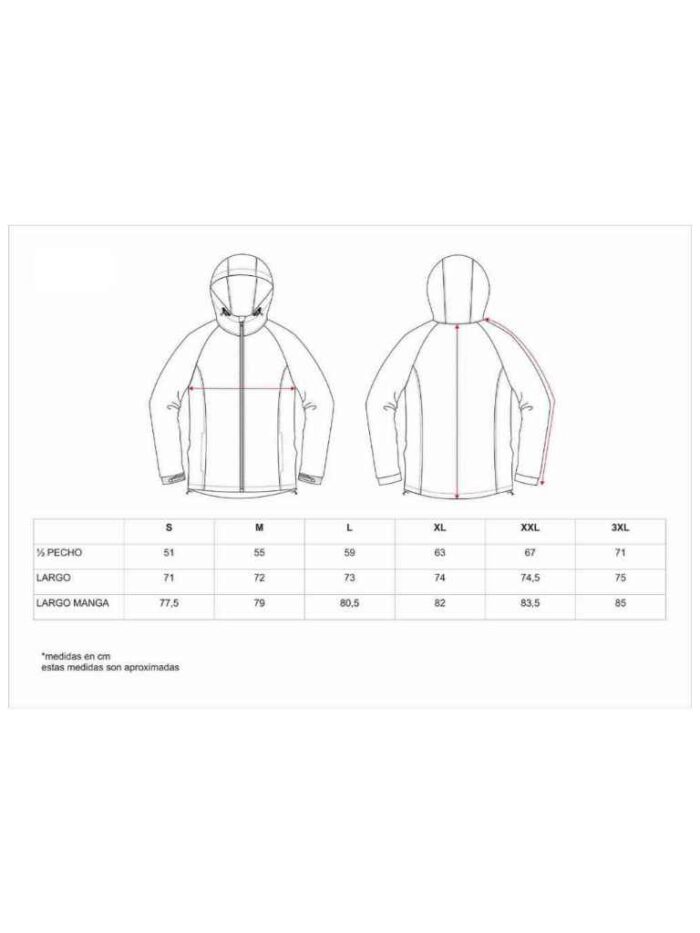 WorkTeam Cazadora Caza, Pesca, Tiempo Libre, etc, Softshell con 2 Bolsillos Laterales y un Bolsillo en Pecho, combinada, con Capucha. - Imagen 3