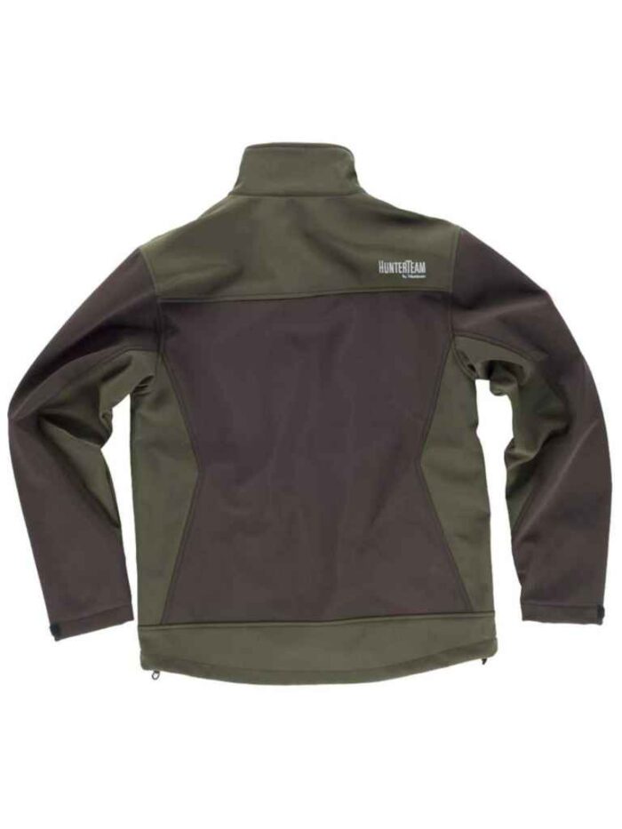 Work Team Cazadora Caza, Pesca, Tiempo Libre, etc, Softshell combinada con canesús. Cuello Alto y cubrecosturas Interior. Cierre de Cremallera de Nylon. Solapa Protector - Imagen 3