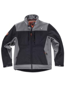 Work Team Cazadora Caza, Pesca, Tiempo Libre, etc, Softshell combinada con canesús. Cuello Alto y cubrecosturas Interior. Cierre de Cremallera de Nylon. Solapa Protector - Imagen 2