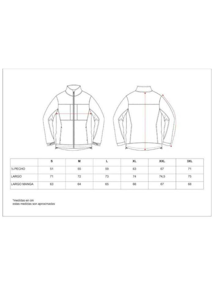 WorkTeam Cazadora Caza, Pesca, Tiempo Libre, etc, Softshell combinada Tricolor. Cuello Alto y cubrecosturas Interior. Canesús Combinados. Cierre de Cremallera de Nylon. - Imagen 7