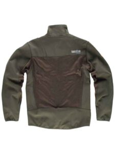 WorkTeam Cazadora Caza, Pesca, Tiempo Libre, etc, Softshell Combinada con Tejido en Punto Canalé, con 2 Bolsillos Laterales y 1 Bolsillo en Pecho. - Imagen 2