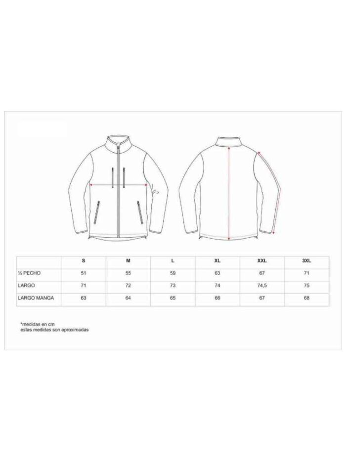 WorkTeam Cazadora Caza y Pesca workshell con Estampado, con 2 Bolsillos Laterales y 2 Bolsillos en Pecho. - Imagen 5