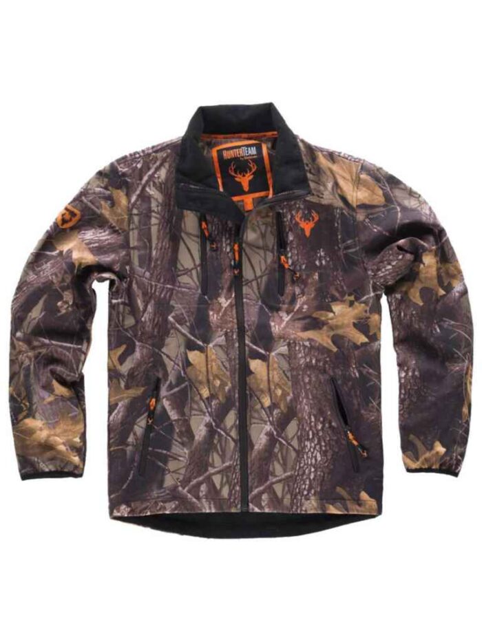 WorkTeam Cazadora Caza y Pesca workshell con Estampado, con 2 Bolsillos Laterales y 2 Bolsillos en Pecho. - Imagen 2