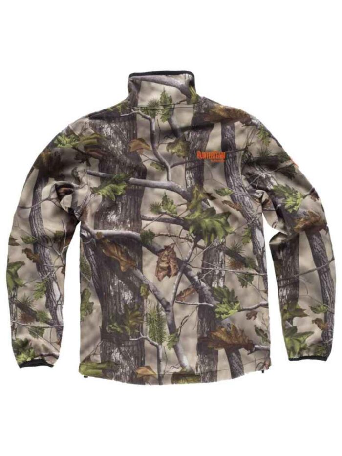 WorkTeam Cazadora Caza y Pesca workshell con Estampado, con 2 Bolsillos Laterales y 2 Bolsillos en Pecho. - Imagen 3