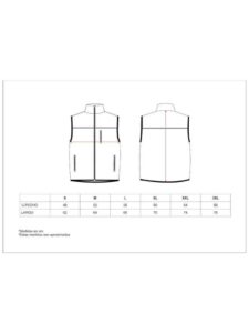 WorkTeam Chaleco Softshell Aire Libre Liso - Imagen 10