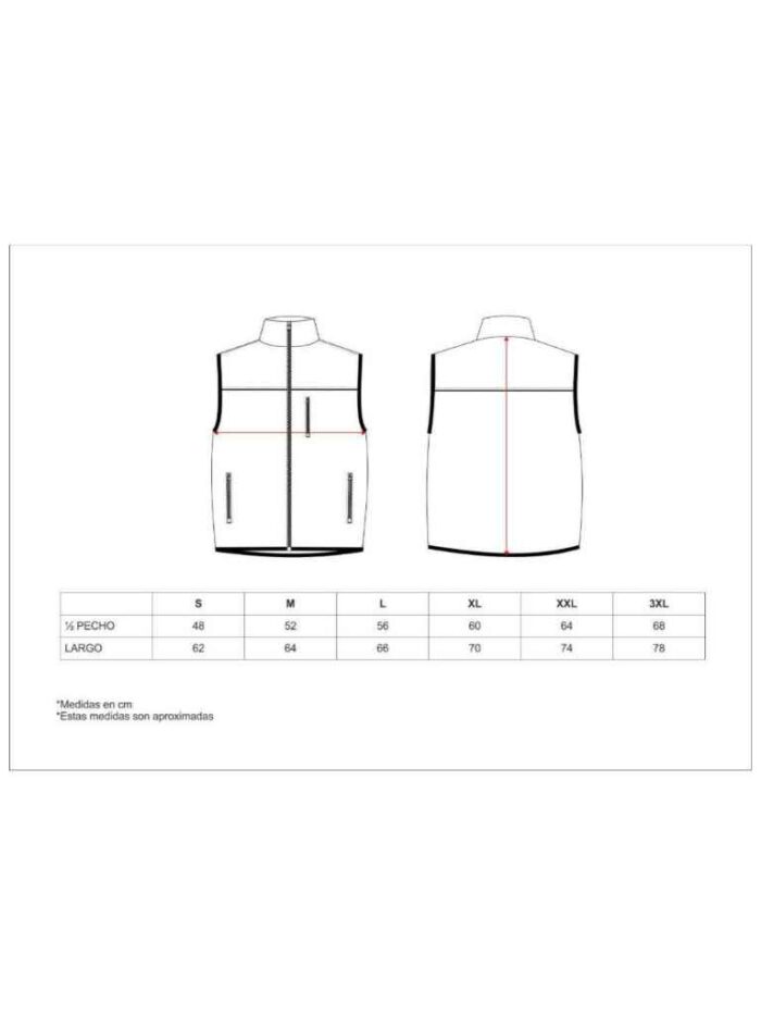 WorkTeam Chaleco Softshell Aire Libre Liso - Imagen 10