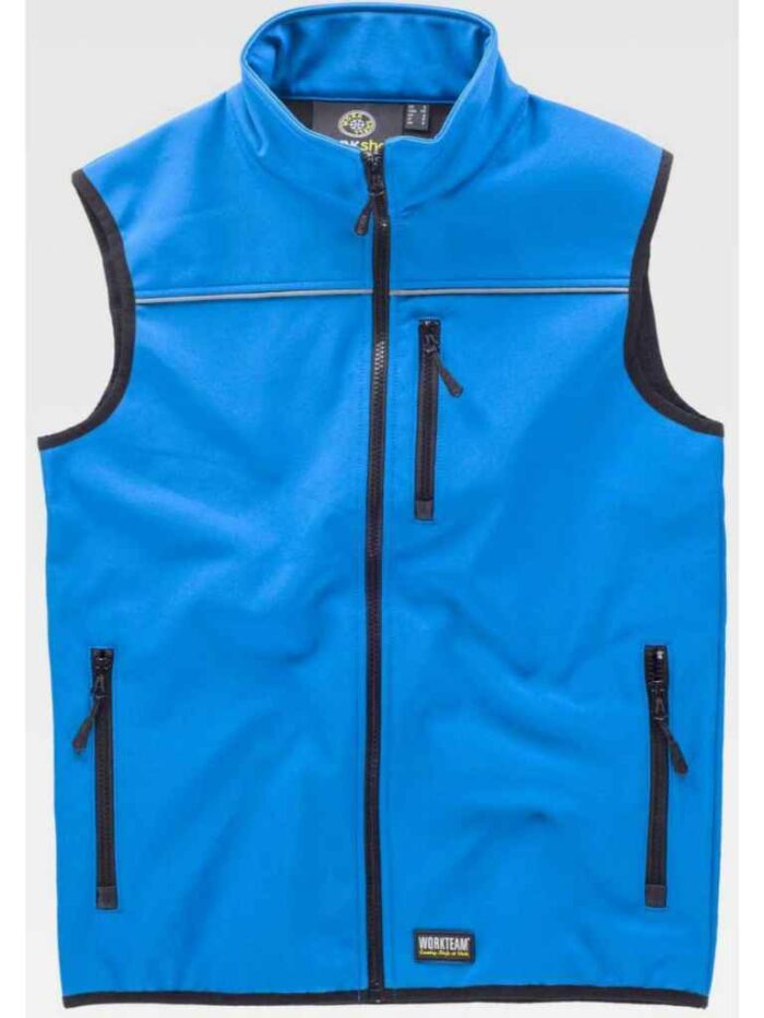 WorkTeam Chaleco Softshell Aire Libre Liso - Imagen 5