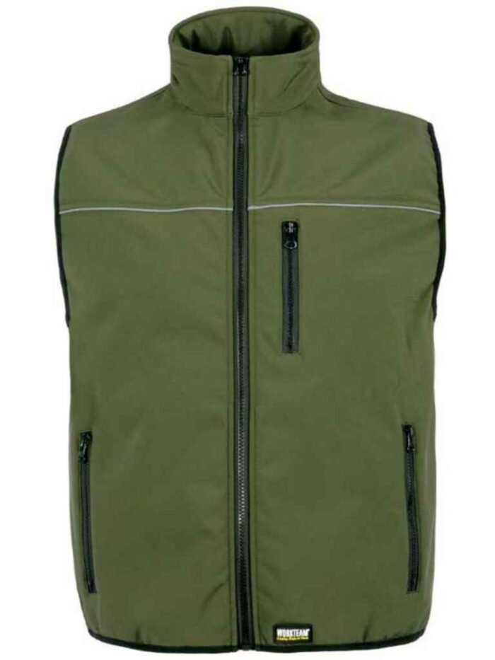 WorkTeam Chaleco Softshell Aire Libre Liso - Imagen 2