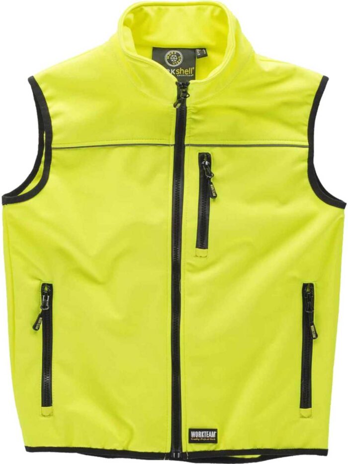 WorkTeam Chaleco workshell de Alta Visibilidad. Hombre