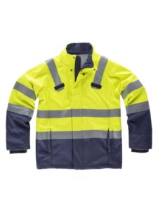 WorkTeam Chaqueta Softshell IGNÍFUGA, ANTIESTÁTICA con Protección para SOLDADURA, ARCO ELÉCTRICO Y QUÍMICOS