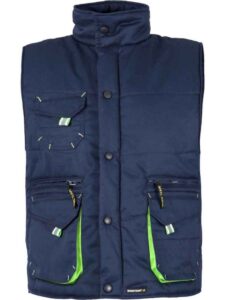 WorkTeam Chaleco Linea 6 Acolchado Multibolsillos con Detalles Combinados. Hombre - Imagen 3