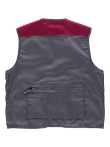 WorkTeam Chaleco Linea 8 Tipo Safari Combinado, Multibolsillos, Vivo Reflectante. Hombre - Imagen 5