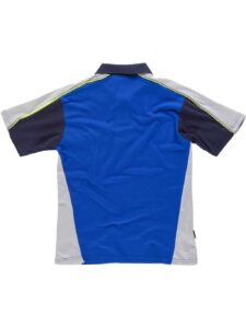 Work Team Polo Linea 5 Combinado en 3 Colores con Vivos Reflectantes. Hombre