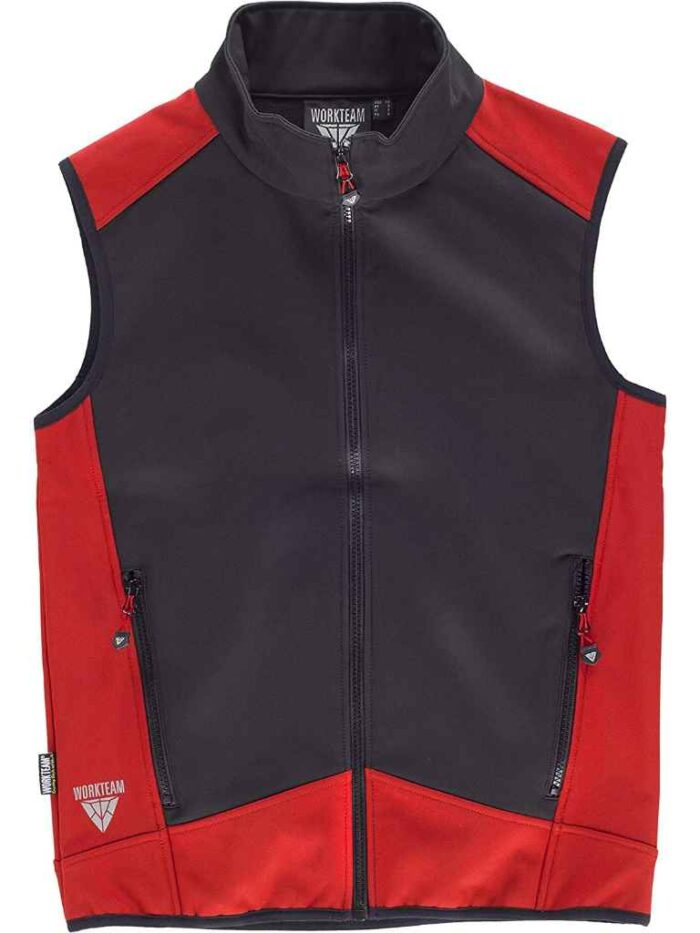 WorkTeam Chaleco Softshell Combinado Aire Libre Hombre - Imagen 4