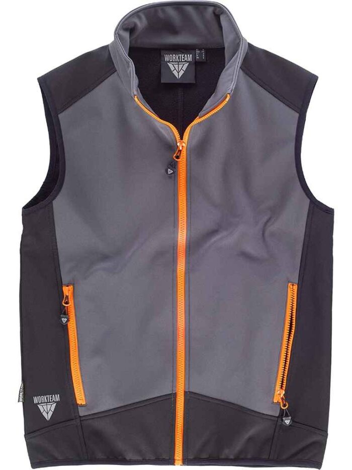 WorkTeam Chaleco Softshell Combinado Aire Libre Hombre - Imagen 2