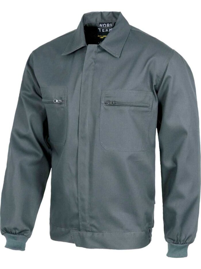 WorkTeam Cazadora con Cremalleras de Nylon, Cintura Elástica y Dos Bolsos de Pecho. Hombre - Imagen 3