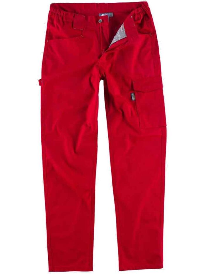 WorkTeamPantalón de tejido elástico bidireccional por construcción. Dos bolsos de abertura inclinada en los costados y un bolso lateral con pliegue HOMBRE - Imagen 5