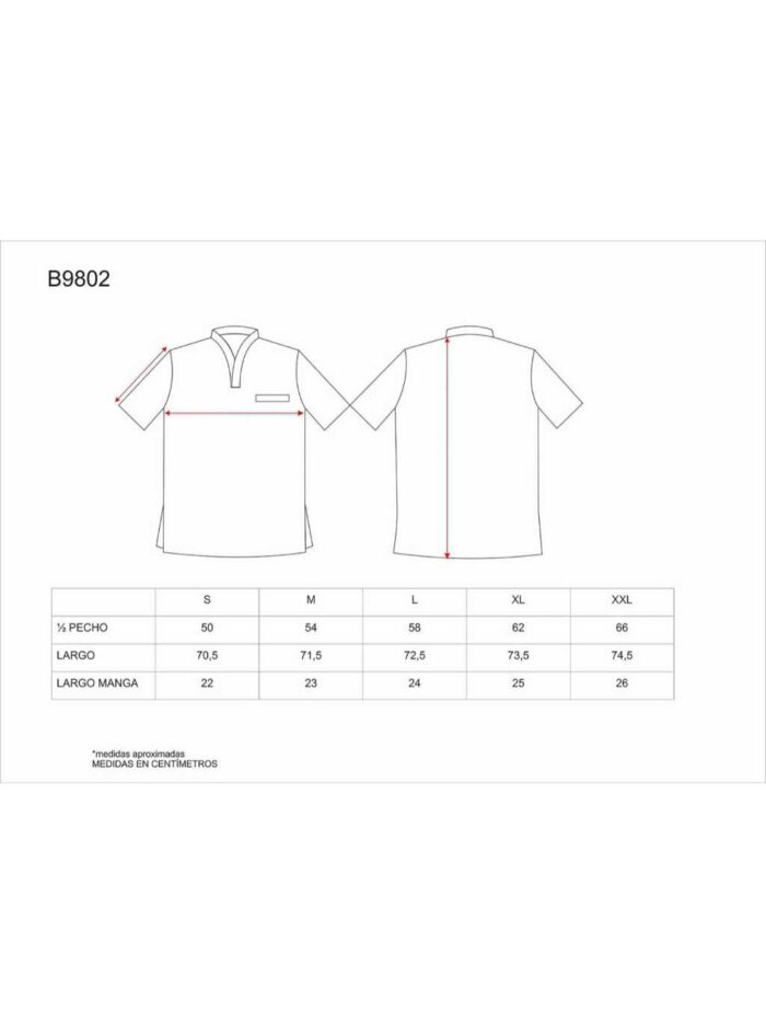 WorkTeam Casaca Manga Corta con un Bolso de Pecho, Estampado Mariposas. Hombre