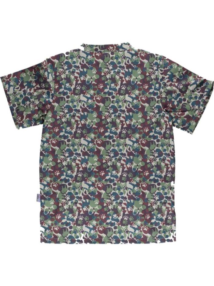 WorkTeam Casaca Manga Corta, un Bolso de Pecho. Unisex. Estampado Camuflaje. Hombre