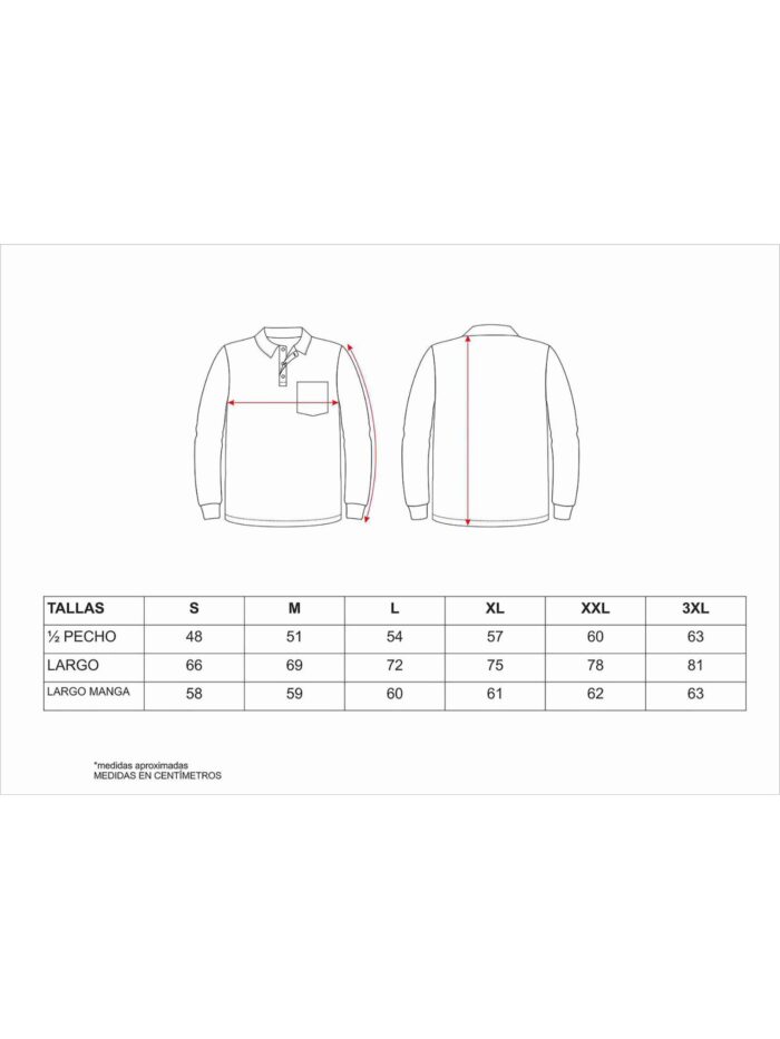 Workteam Polo Trabajo ANTIBACTERIANO de Manga Larga, cierre de Velcro, 100% algodón . Ideal Alimentación, Laboratorio, Sanidad, etc. Unisex