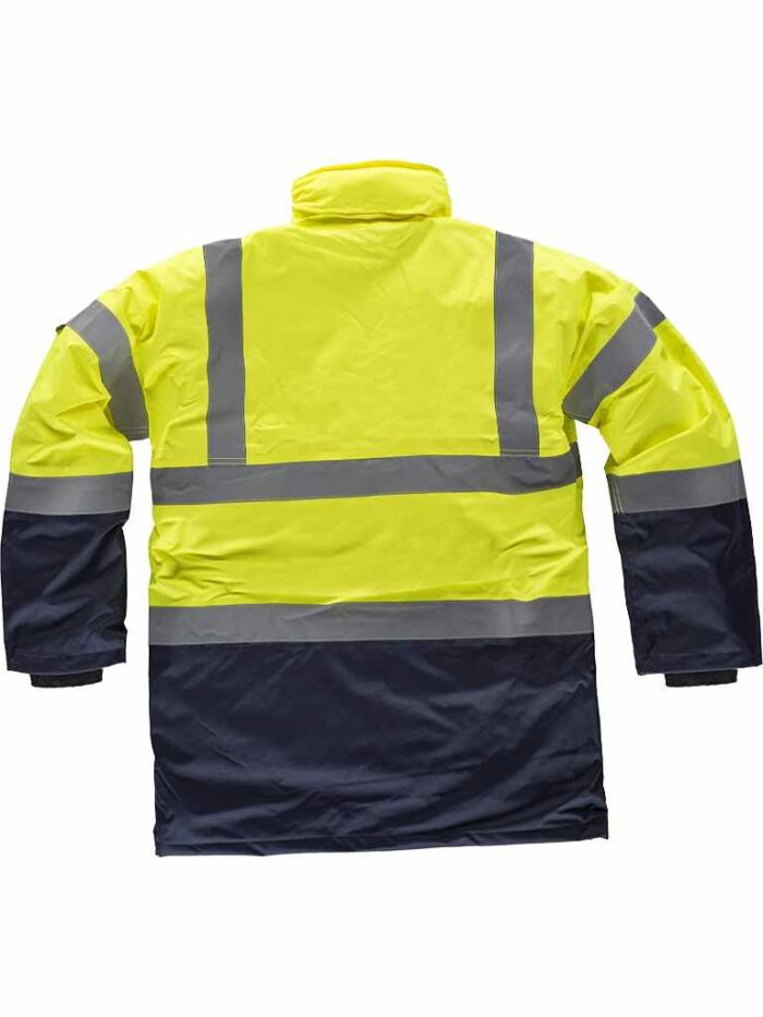 WorkTeam Parka combinada Alta Visibilidad con Cintas Reflectantes. EN471. Unisex - Imagen 4