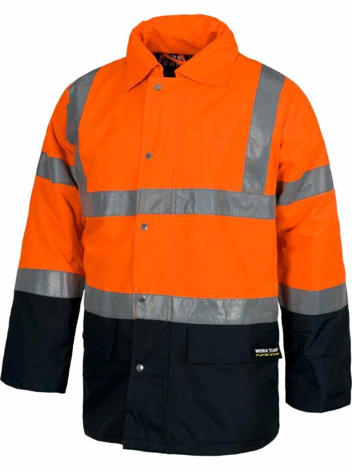 WorkTeam Parka combinada Alta Visibilidad con Cintas Reflectantes. EN471. Unisex - Imagen 2