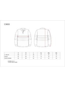 WorkTeam Polo Manga Larga Alta Visibilidad con Dos Cintas Reflectantes. EN ISO 20471:2013 Hombre