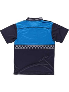 Work Team Polo Policía Manga Corta Combinado, con Cinta Reflectante termosellada y charreteras en Hombros. Hombre - Imagen 4