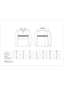 WorkTeam Polo Policía Manga Larga Combinado, con Cinta Reflectante termosellada y charreteras en Hombros. Hombre - Imagen 5