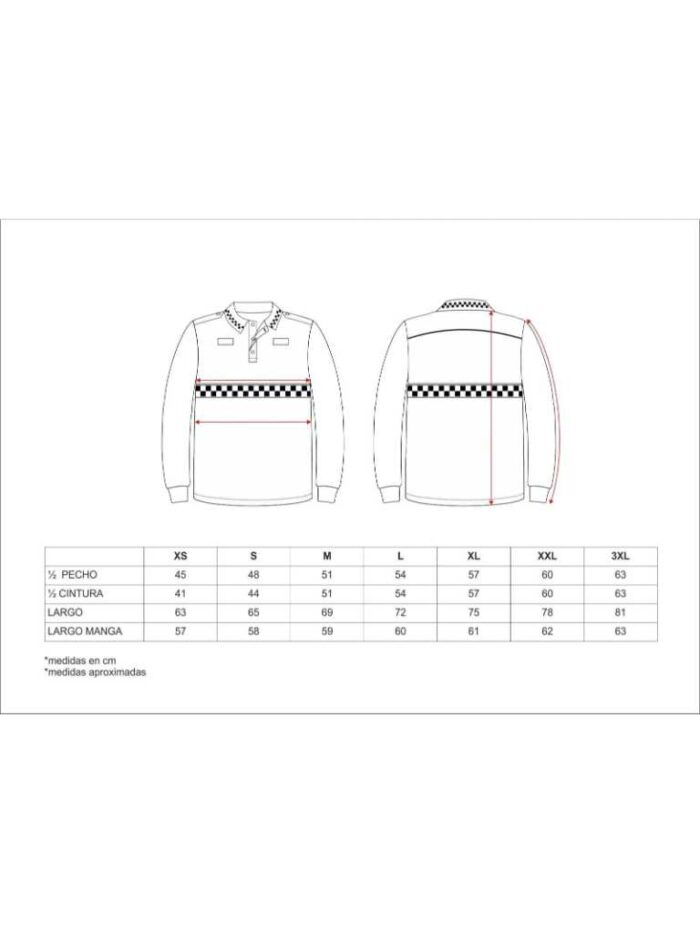 WorkTeam Polo Policía Manga Larga Combinado, con Cinta Reflectante termosellada y charreteras en Hombros. Hombre - Imagen 5