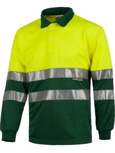 WorkTeam Polo combinado ALTA VISIBILIDAD manga larga, cintas reflectantes torso y mangas. EN ISO 20471:2013 HOMBRE - Imagen 4