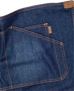 WorkTeam Delantal corto con tejido vaquero 50x35. Unisex