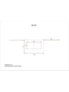 WorkTeam Delantal sin peto con bolsillos estampado rayas. 50x35. Unisex - Imagen 2