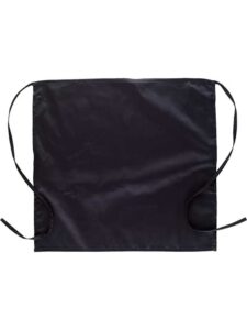 WorkTeam Delantal sin peto bicolor estampado café, con un bolsillo. 50x35. Unisex