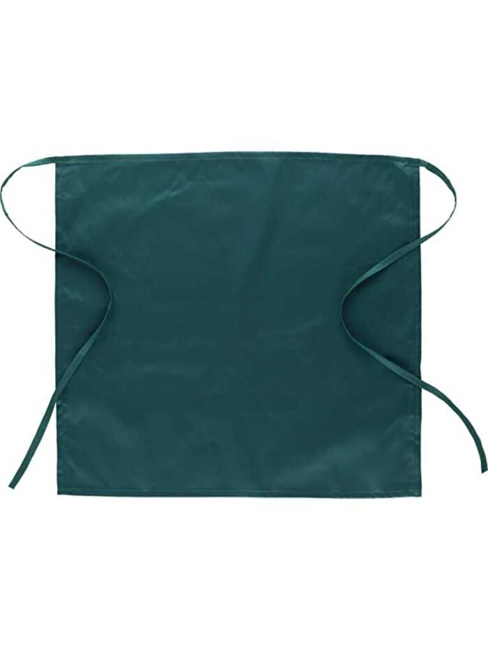 WorkTeam Delantal sin peto bicolor estampado café, con un bolsillo. 50x35. Unisex - Imagen 2