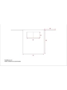 WorkTeam Delantal 2 bolsillos. 70x65 Unisex