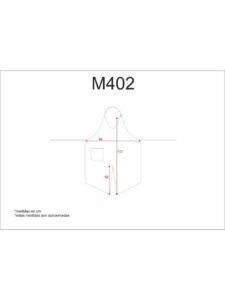 WorkTeam Delantal de cocina con vivo en bolsillo a contraste y apertura frontal, cocinero, chef, etc. Unisex